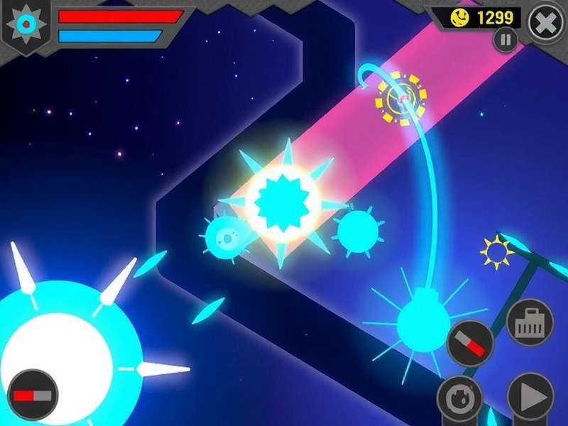 Color-based tower defense in action Prismatic Defenders Gameplay Screenshot